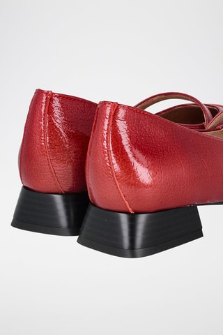 Lakleren Ballerina's - Rood