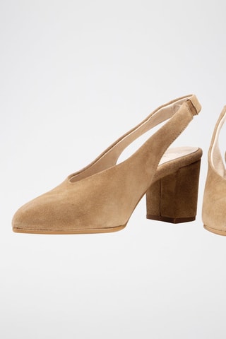 Nubuck Pumps Clarisa - Camel