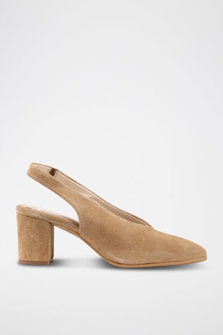 Nubuck Pumps Clarisa - Camel