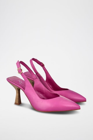Leren Pumps Florencia - Fuchsia