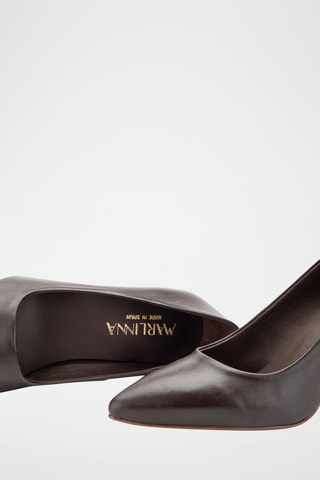 Leren Pumps Florencia - Bruin