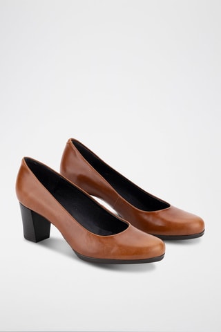 Leren Pumps Bacardi - Camel