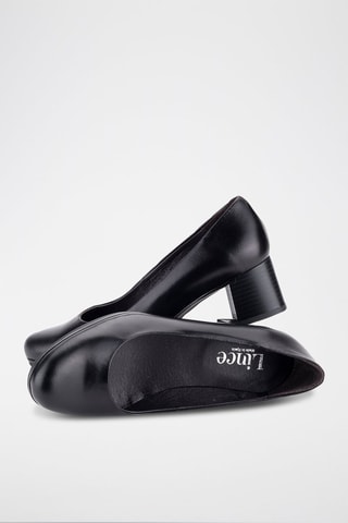 Sapatos de salto em couro Bacardi - Preto