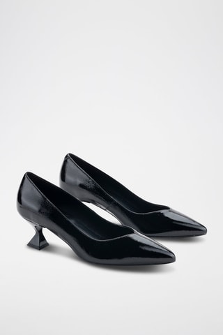 Lakleren Pumps Napalack - Zwart