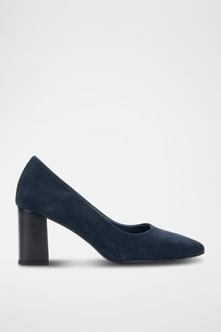 Nubuck Pumps Ante - Marineblauw
