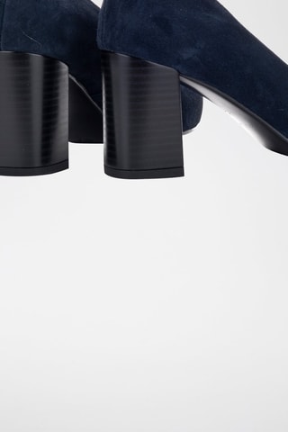 Nubuck Pumps Ante - Marineblauw