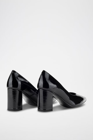 Lakleren Pumps - Zwart