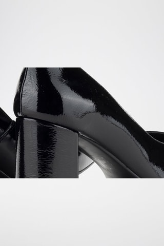 Lakleren Pumps - Zwart