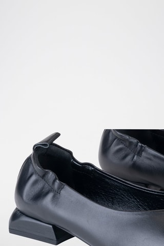 Leren Ballerina’s - Zwart