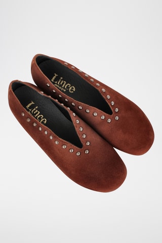 Nubuck Ballerina's - Camel