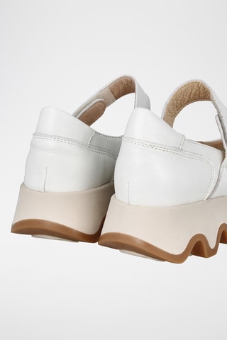 Leren Mary Janes - Wit