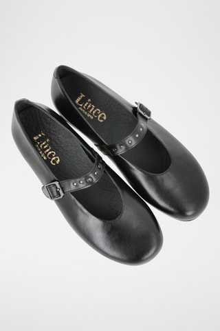 Leren Mary Janes - Zwart