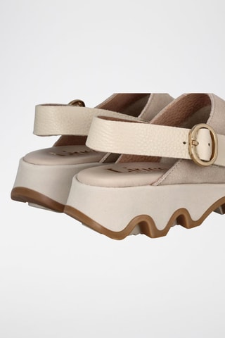 Leren Clogs Td Ola Beig - Beige