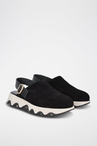 Leren Clogs Td Ola Beig - Zwart