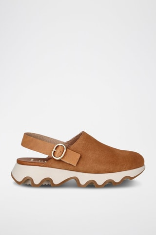 Leren Clogs Td Ola Beig - Camel