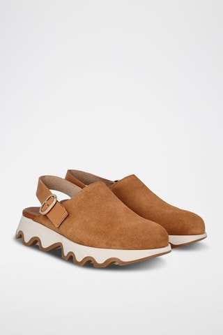 Leren Clogs Td Ola Beig - Camel