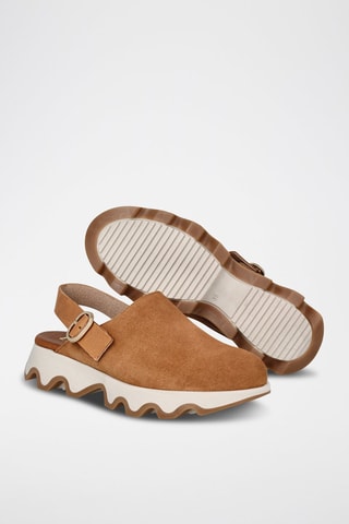 Leren Clogs Td Ola Beig - Camel
