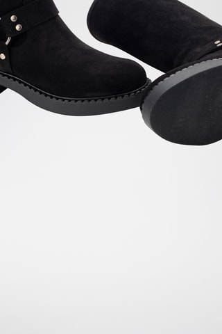 Bottines en nubuck Serraje - Noir