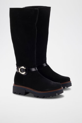 Bottes en nubuck Serraje - Noir