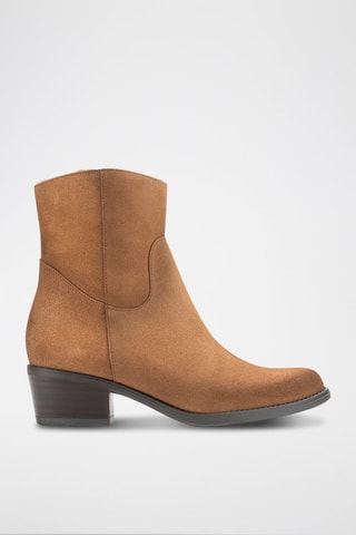 Bottines en nubuck Serraje - Marron