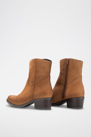 Bottines en nubuck Serraje - Marron