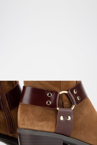 Bottines en nubuck Serraje - Marron
