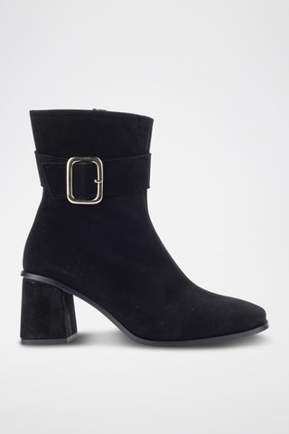 Bottines en nubuck Solsona - Noir