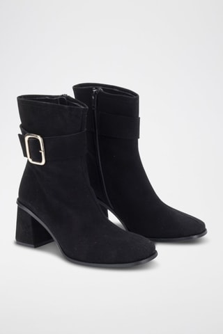 Bottines en nubuck Solsona - Noir