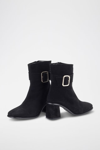Bottines en nubuck Solsona - Noir
