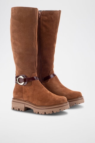 Bottes en nubuck Serraje - Marron