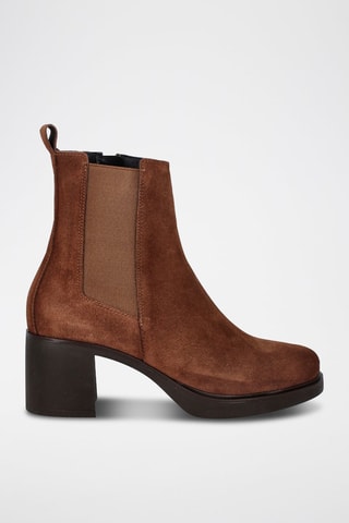 Botins em nobuck Alcora - Castanho