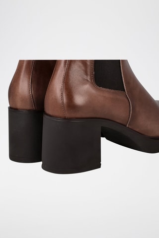 Bottines en cuir Alcora - Marron