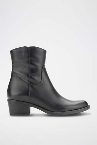 Bottines en cuir Dakota - Noir