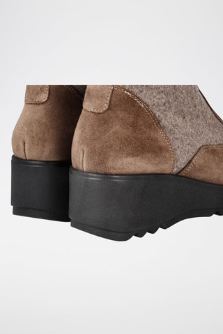 Botins em nobuck Estrella - Castanho