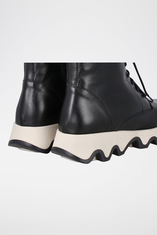 Botins em couro Ola - Preto