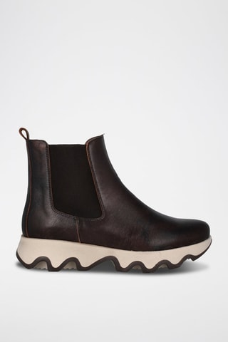 Botins em couro Ola - Castanho-escuro