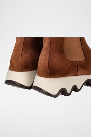 Botins em nobuck Ola - Castanho