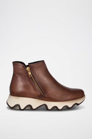 Botins em couro Ola - Toupeira