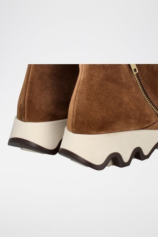 Botins em nobuck Ola - Castanho