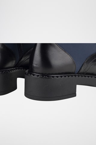 Bottines en cuir - Noir