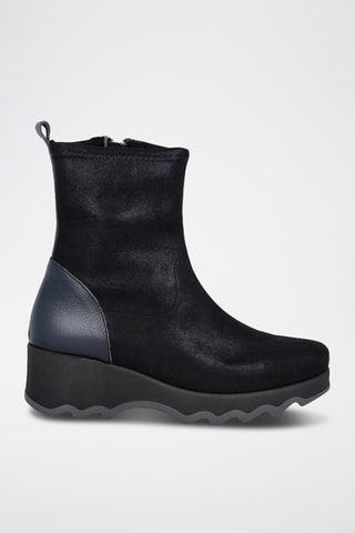 Botins em couro - Preto