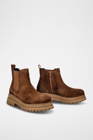 Botins em nobuck - Castanho