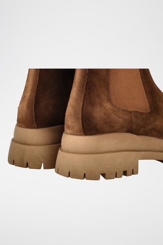 Botins em nobuck - Castanho