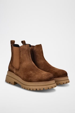 Botins em nobuck - Castanho