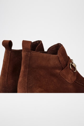 Botins em nobuck - Castanho