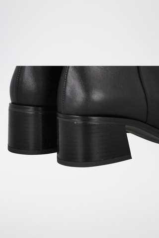Bottines en cuir - Noir
