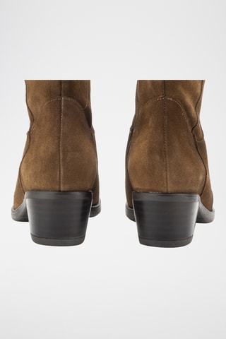 Bottines en nubuck - Marron