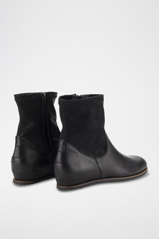 Bottines en cuir - Noir