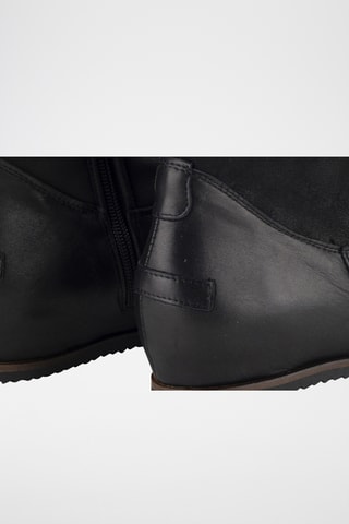 Bottines en cuir - Noir