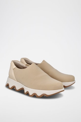 Platform Slip-ons Ola - Beige